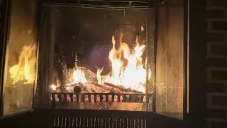 fireplace wood fire