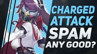 Rosaria + Full Bloodstained Set! Charge Attack Spam Any Good?? | Genshin Impact