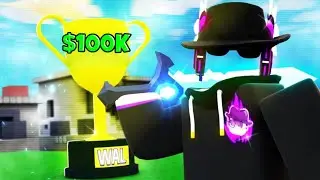 I WON a $100,000 Robux Tournament in Roblox Bedwars..