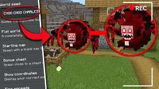 Do Not Use The CHOO CHOO Charles Seed in Minecraft… *SCARY*