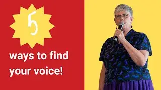 How do you find your voice when you keep on being told to 