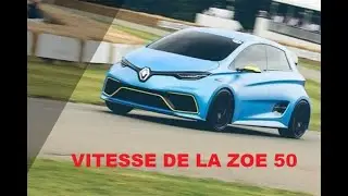 [X02] Vitesse de la ZOE 50,  😃