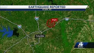 USGS tweets about SC earthquakes