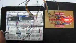 Interfacing ADC0808 with 8051 Microcontroller (AT89C51) using D-flip flop clock