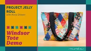 How to Make the Windsor Tote Bag | Free Pattern | Project Jelly Roll
