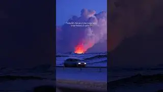 Iceland is erupting! ⚠️ again…. Stay tuned for more updates. #Iceland #Eruption #volcano