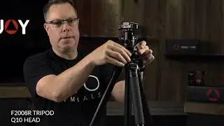 KingJoy F2008R Tripod with  Q10 Fluid Head for Pro Video