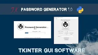 Password Generator | Version 1.0  |  Python - GUI Application