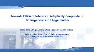 Towards Efficient Inference: Adaptively Cooperate in Heterogeneous IoT Edge Cluster
