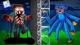 I Secretly Cheated In a HORROR MOB BATTLE Competition In Minecraft!