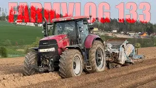 FARMVlog #133 - Prosejvání půdy před sázením brambor s CASE IH PUMA 185 CVX