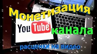 Монетизация ютуб канала ,расценки на видео,мой доход с канала за первые два дня.