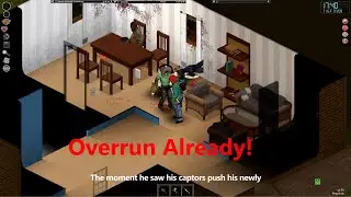 I left my friend behind to get swarmed by zombies in : Project Zomboid Stories #1