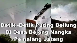 Angin Puting Beliung di Pemalang Memporak-porandakan Puluhan Rumah, 14 Warga Terluka