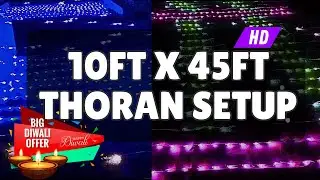 10FT X 45FT HD PIXEL LED THORAN SETUP DIWALI SPECIAL || NEW HD RAINDROP EFFECTS || DIWALI SALE