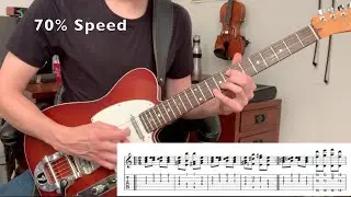 Paganini Caprice No. 24 Guitar Lesson - Variation 8 (W/ TABS)