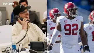 Justin Eboigbe Gets The Draft Call | LA Chargers