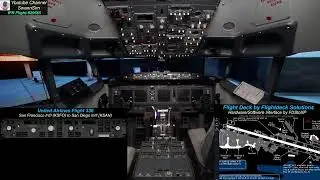 KSFO-KSAN | SayIntentions AI | X-Plane 12 | Zibo mod | Flightdeck Solutions | Home Cockpit 737-800