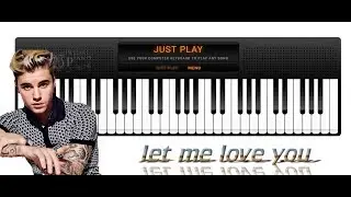 Virtual Piano - Let me love you