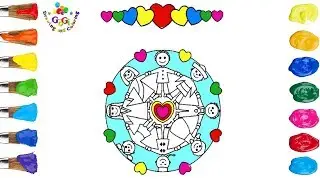 Mandala Kids Coloring Page | Kid Game Coloring Page