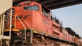 BNSF 8512 Engine START-UP! | Encendido de Motor de una SD70ACe
