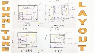 HOW TO LAYOUT FURNITURES ON YOUR FLOOR PLAN.