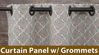 How to Sew a Curtain Panel With Grommets - Any Size