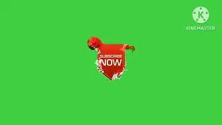 subscribe button green screen no copyright @green screen& cartoon@