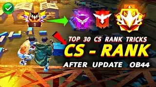 CS rank tips and tricks | CS rank Push | After Update OB44 | CS rank glitch 2024