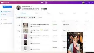 Schedule Facebook Page AND Instagram posts using Facebook Creator Studio!