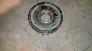 Peugeot 308 A/C compressor bearing replacement without removing the compressor