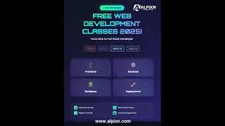 🚀 Free Web Development Classes | Learn HTML, CSS, React.js & Node.js | Alpixn