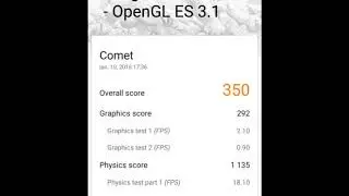 Maze comet - benchmark