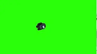 Among Us - Black - Ejected / Space Ride - Green Screen - FREE