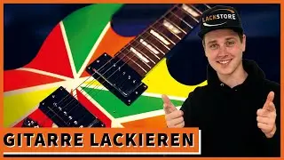 Paint your guitar yourself | Apply varnish to wood | LACKSTORE