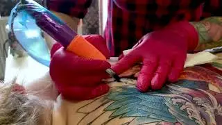 Перекрытие старых некачественных тату в Калининграде Magnum Tattoo