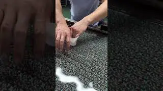 Factory assembly line, water transfer graffiti 