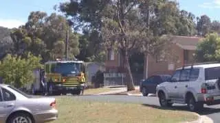 Two Dolts in the Way of a Firetruck