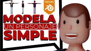 MODELA un personaje SIMPLE - TUTORIAL BLENDER