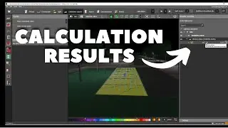 DIALux evo: How to Display the CALCULATION RESULTS ? (Results Overview)