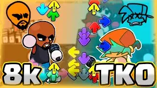 [FNF] VS Matt TKO 8K (AMBOS LADOS) & 7K [Hard] | (Wiik Funkin' Fan made) (More Keys) By: Zorfa