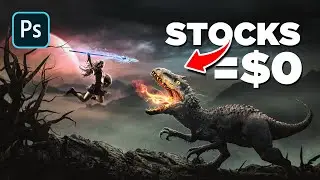 Can You Create Fantasy Artwork with FREE STOCKS?