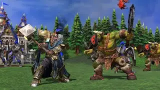 Playing Warcraft 3 Reforged, Trying Out New Patch and New Skins!