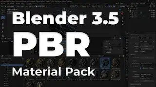 Blender 3.5 [FREE] PBR Material Pack v1.1