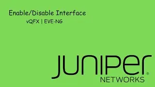 How to shutdown interfaces on Juniper switch | vQFX | EVE-NG #junos #juniperswitch