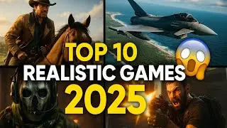 Top 10 Ultra Realistic PC Games (4K) | Survival & Open World Games That Look Like Real Life
