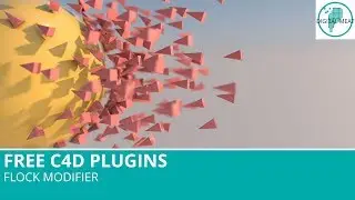 Free C4D Plugins: Flock Modifier