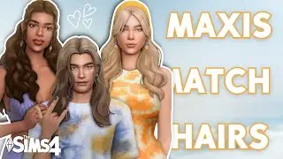 ♡ BEST Maxis Match CC Hairs - The Sims 4 [with download links]