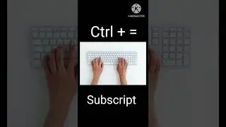Shortcut keys of Superscript, Subscript, Strike through 