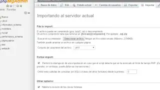 Ejecutar script SQL en phpmyadmin   importar y exportar